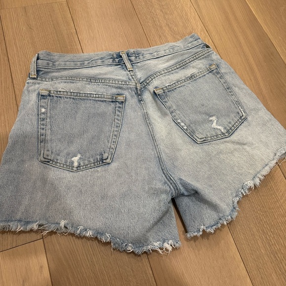 AGOLDE Parker Long Denim Shorts - Picture 4 of 8